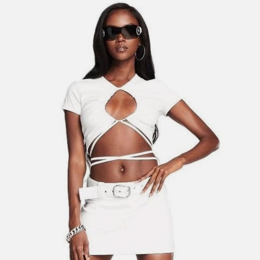 I.AM.GIA Alivia White Top